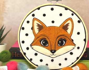 Needle Felting Kit for Beginners | Fox Wool Painting
