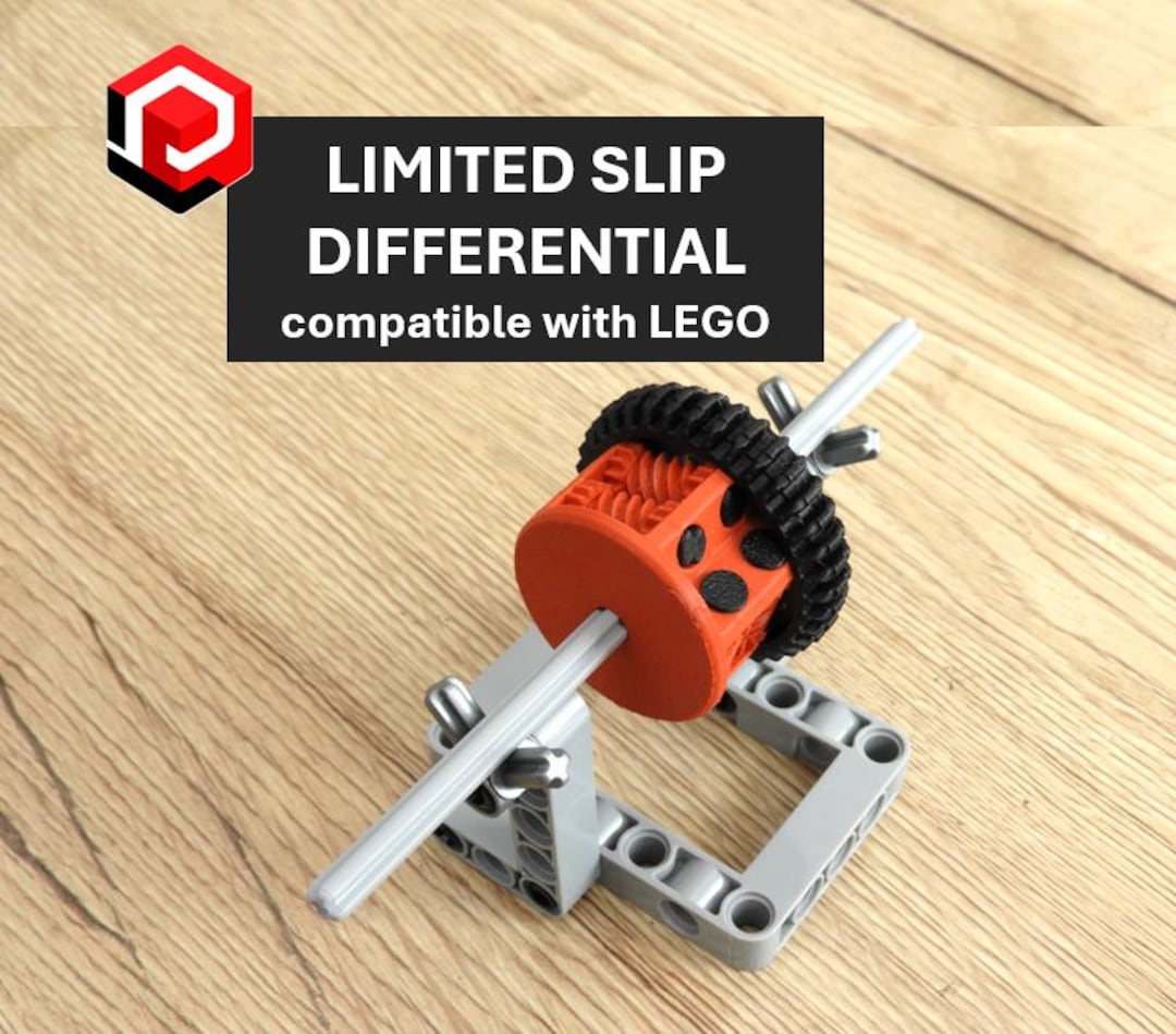Limited Slip Torsen A Differential Model – LEGO Technic Compatible