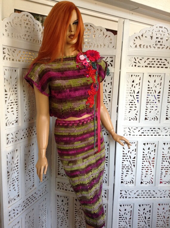 Sweater skirt cheap outfit yarn