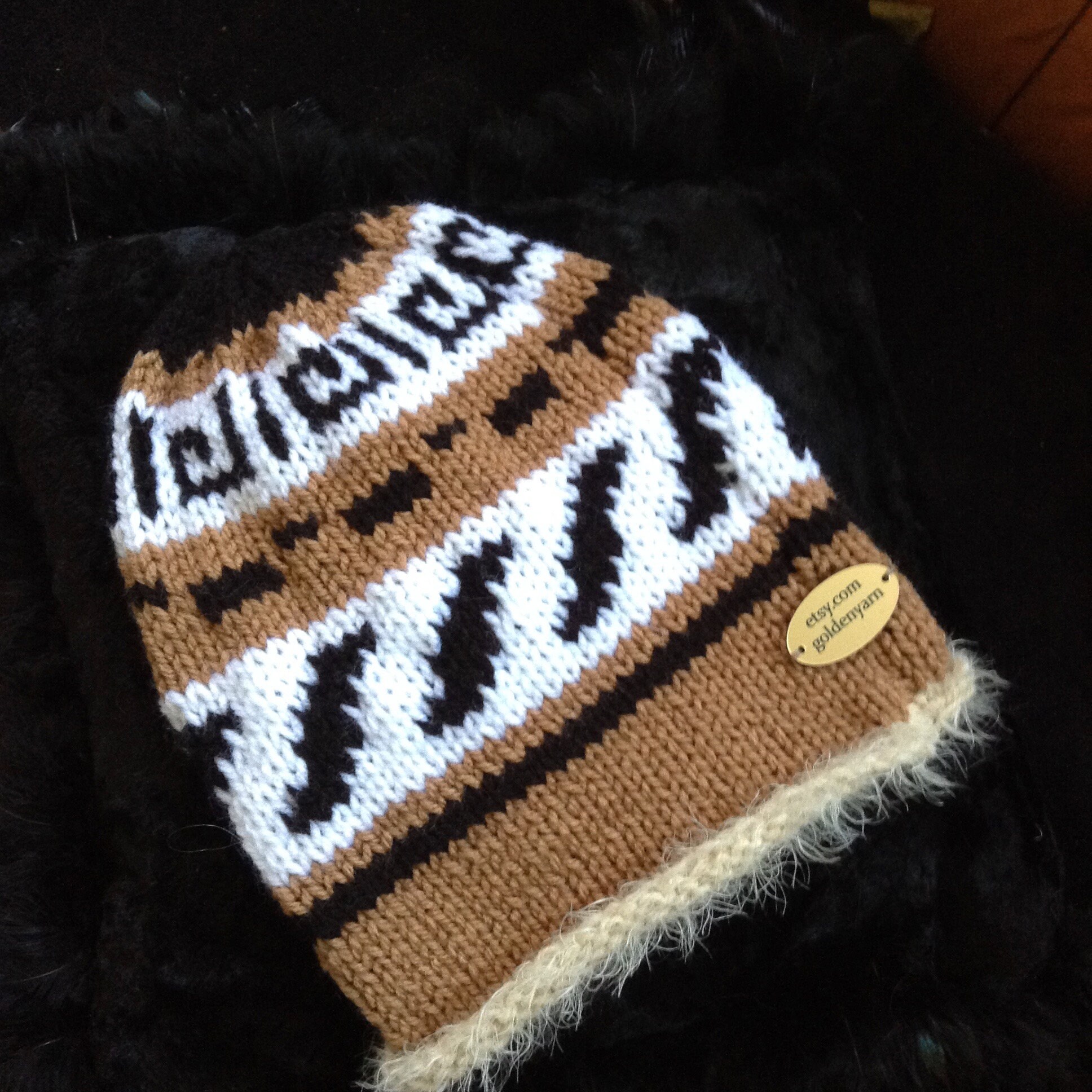 Beanie Handmade Knitted Meandros 