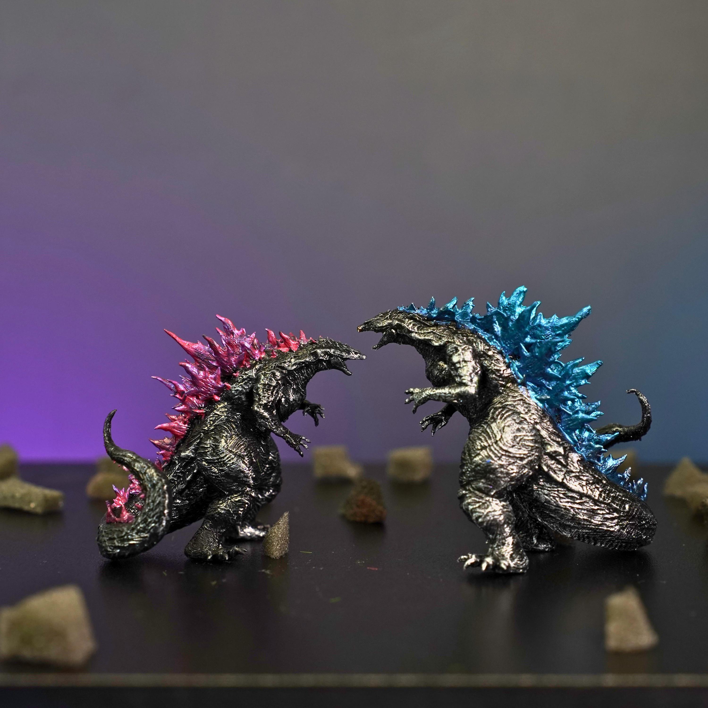 ゴジラ ミニチュアフィギュアセット 全5種セット〕バンダイ ゴジラ真撃大全 新たなる来訪者 5種5個