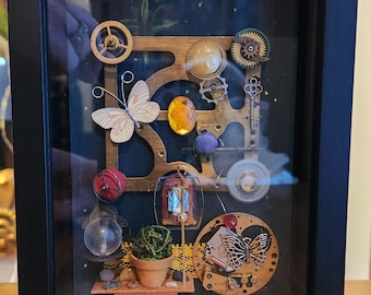 Steampunk-assemblagekunst