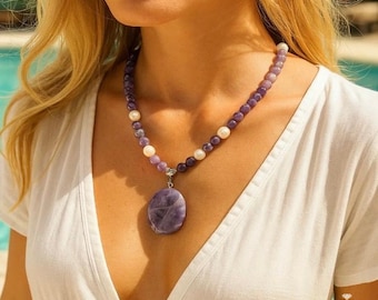 Amethyst Necklace for Inner Peace