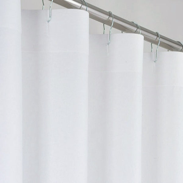 Linen X Long Shower Curtain Etsy