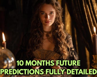 10 Month Future Psychic Predictions, Detailed Psychic Reading, Love Career & Life Forecast, Accurate Future Reading, Same Day Reading