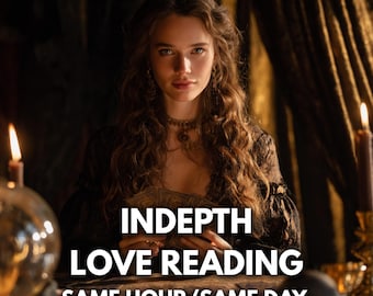 In Depth Love Reading, Relationship and Ex-Lover Insights, Couple Reading, Tarot Reading Same Day, Psychic Love Reading, Psychic Insights