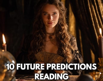 10 Future Psychic Predictions, Detailed Psychic Reading, Same Day Delivery, Future Prediction Reading, Intuitive Future Reading, Medium