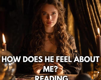 How Does He Feel About Me?, His True Feelings Tarot Reading, Psychic Love Reading, Same Day Delivery, Soulmate Reading, Twin Reading