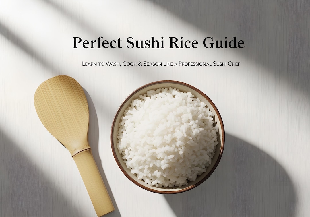Sushi Rice Guide: Japanese Rice Cooking Tutorial (PDF) - Etsy