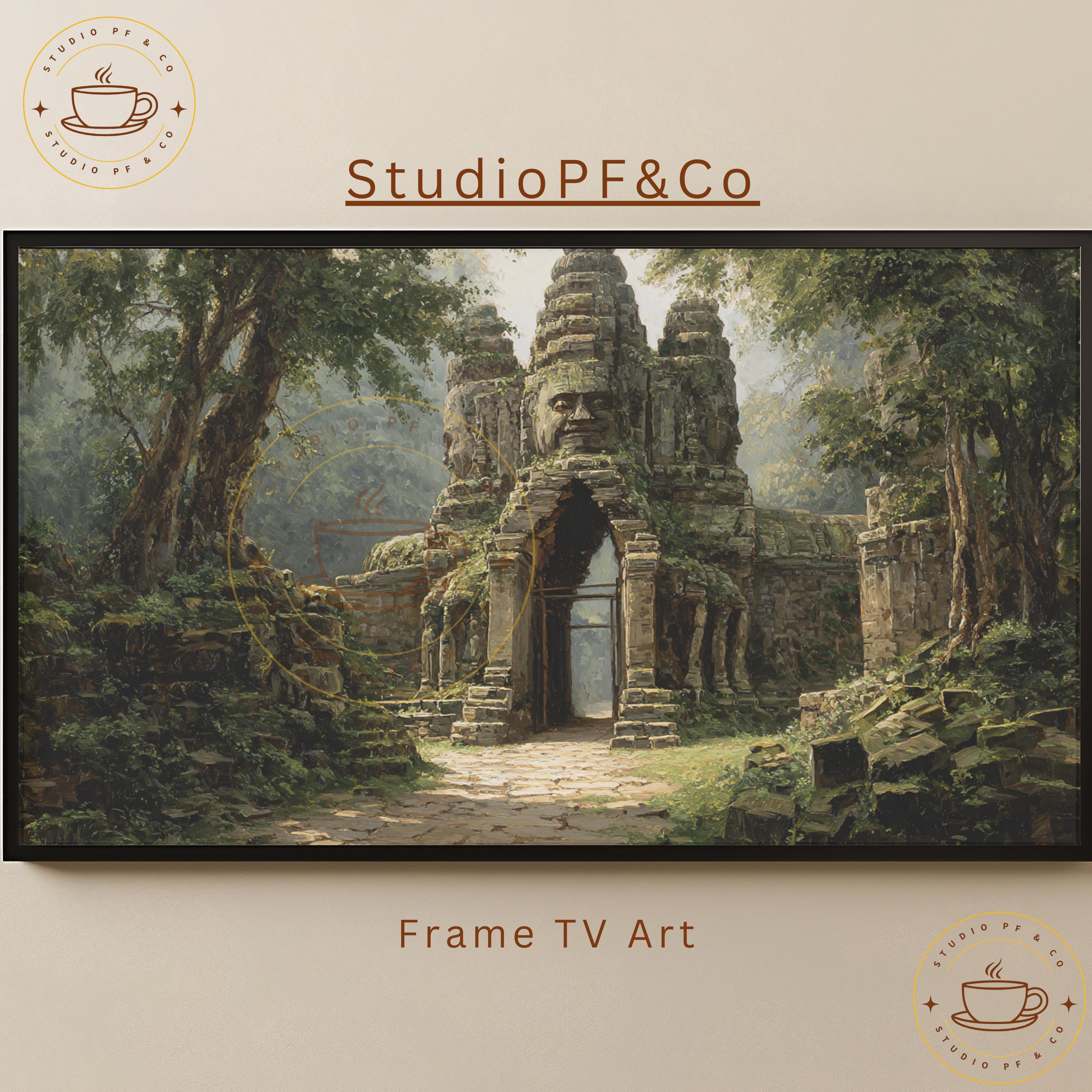 Cambodian oil painting - Etsy 日本