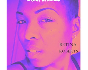 Op de afbeelding: Een boekomslag met het gezicht van een vrouw en tekst. De titel luidt "Behind Mastering Obstacles" in witte letters. De tekst "6 Unstoppable Principles" is ook zichtbaar. De naam van de auteur, Betina Roberts, wordt weergegeven.