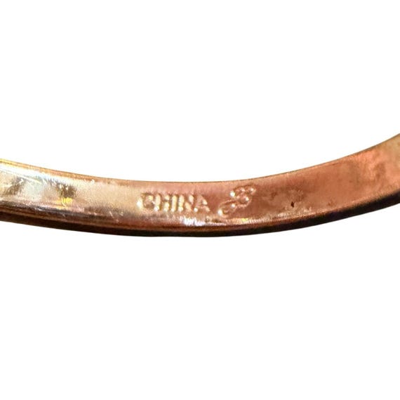 Dainty Hope Script Ring Sparkling Rhinestones Sil… - image 10