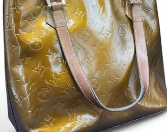 Bolso de hombro vintage de piel con monograma vernis de Louis Vuitton