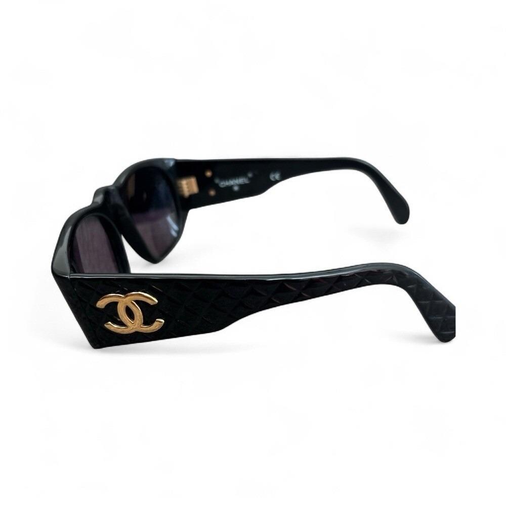 Vintage Chanel Coco Mark Matelasse Sunglass Authentic - Etsy
