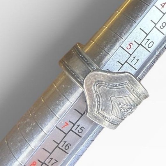 Artisan Spoon Ring Statement Ring Repurposed Silv… - image 5