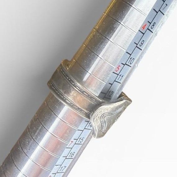 Artisan Spoon Ring Statement Ring Repurposed Silv… - image 4