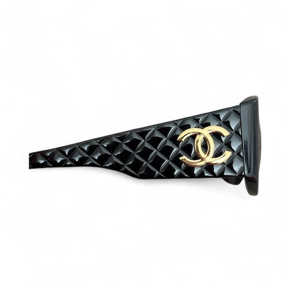 Vintage Chanel Coco Mark Matelasse Sunglass Authentic - Etsy display picture 3