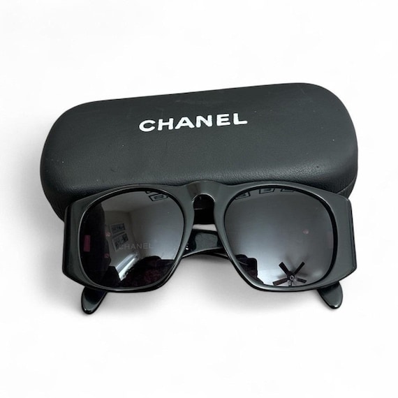 Vintage Chanel Coco Mark Matelasse Sunglass Authentic - Etsy