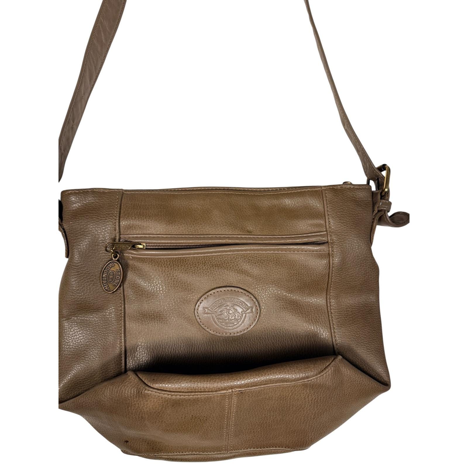 Brown Pebble Handbag - Etsy display picture 1