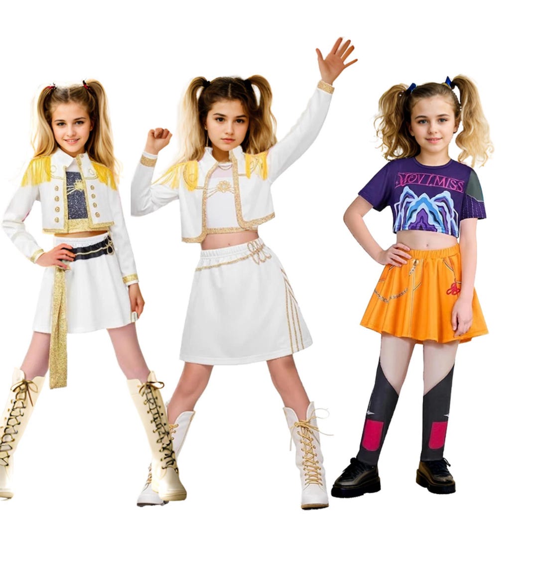K-pop Demon Kids Cosplay Costume, Anime Concert Outfit for Halloween ...