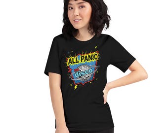 All Panic No Disco Emo Unisex T-Shirt Anxiety Tee