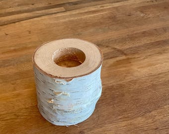 Vela de té de abedul