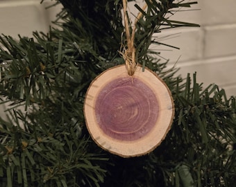 Adornos de árbol de cedro rojo (juego de 10) en blanco