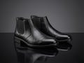 Handmade Genuine Leather Chelsea Boots for Men – Classic Black Ankle Dress Boots – Slip-On Formal & Casual Leather Boots – Comfortable Every