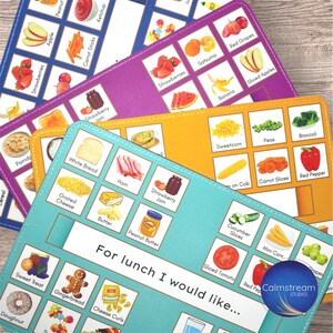 Personalised/Custom A4 Food and Drink PECS Visual Communication Board | Durable, Sublimated Aluminium Design