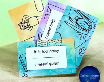 Personalized Emotion Cards | Autism, Anxiety Communication Aid