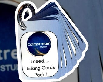 PECS Communication Keyring - Basic Needs Visual Aid, Autism SEN