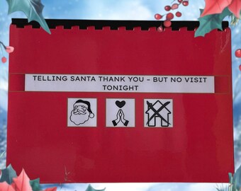 Telling Santa Thank You – But No Visit Tonight – Social Story - Visual Communication Aid (PECS)