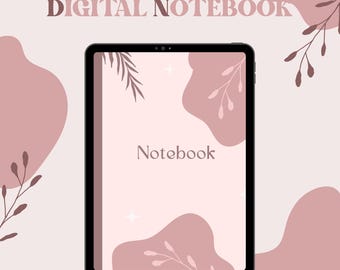 iPad用デジタルノートブック：ハイパーリンク付きプランナー（PDF）