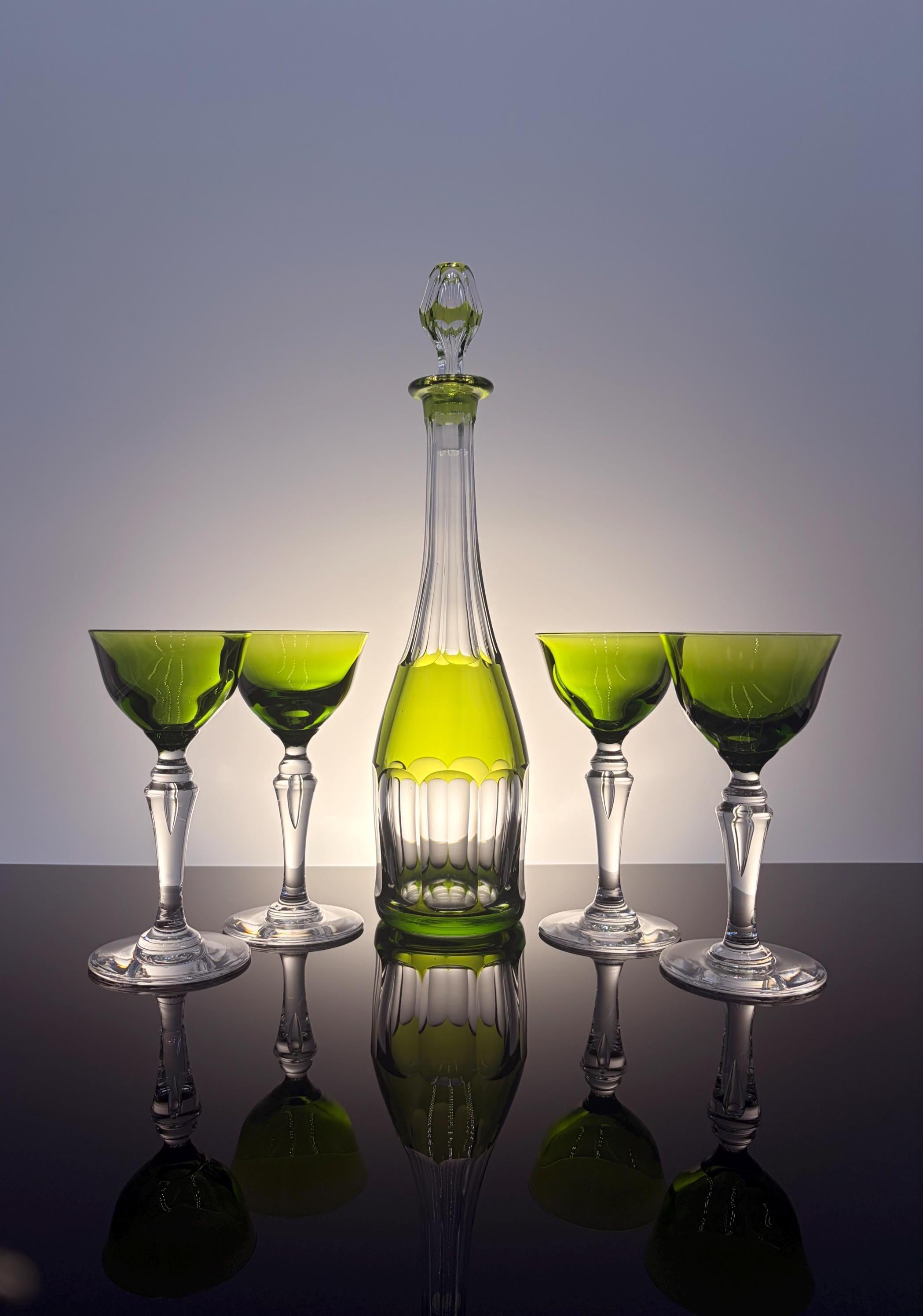 Val Saint Lambert Decanter - Etsy