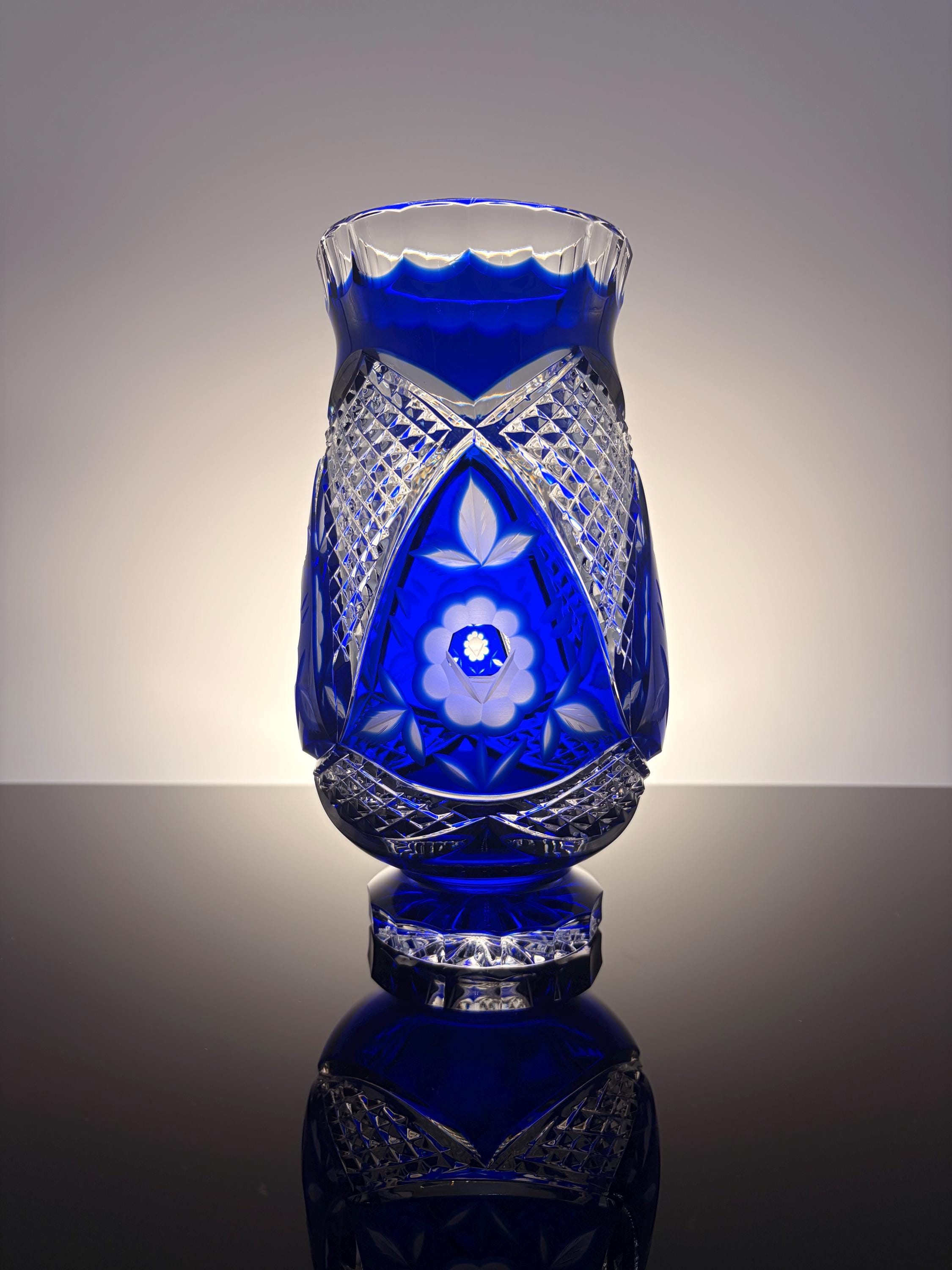 Irena Crystal Vase - Etsy