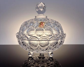 新品 Anna Hutte 西ドイツ製 クリスタルガラス ボウル Anna hutte