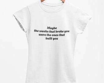 Heilung Spruch T-Shirt | Emotionales Wellness-T-Shirt | Motivierendes Shirt für Frauen | Introvert ästhetisches T-Shirt