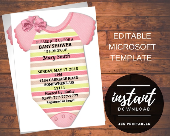 Onesie Baby Shower Invitation Template from i.etsystatic.com