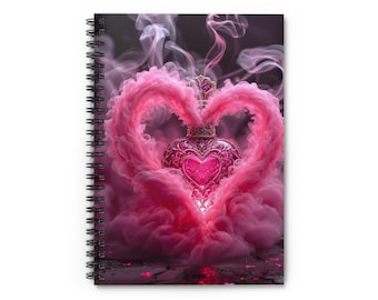 Cuaderno espiral/diario rayado "Poción de amor n.° 10"