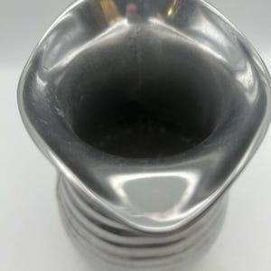 Vintage Wilton Armetale Flutes and Pearls Water Pitcher 9" RWP Pewter-Style image 5