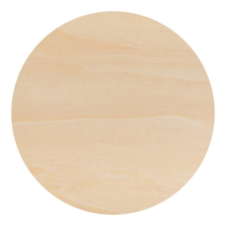 Unfinished Round Wood Circle Cutout 12\u201d by Woodpeckers