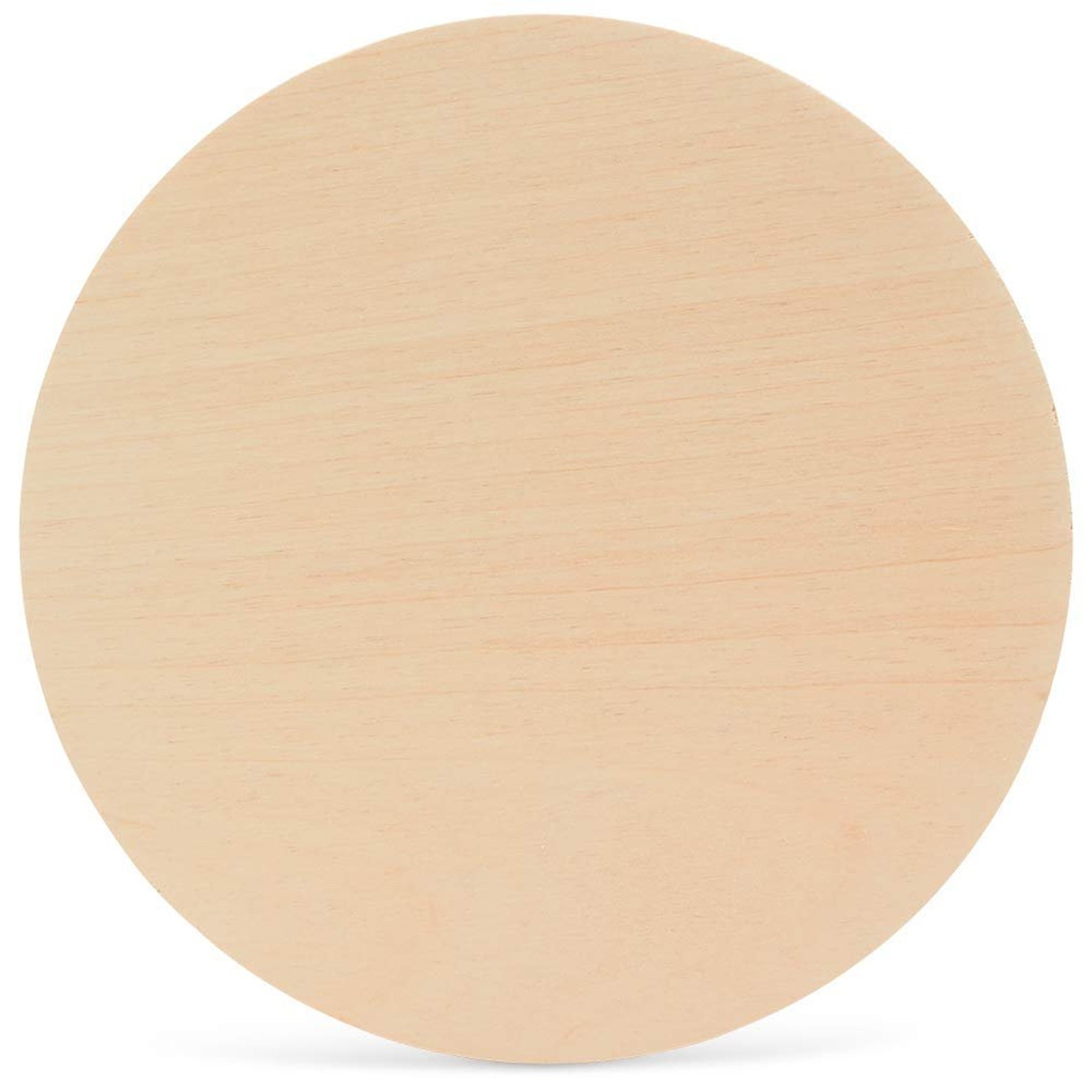 20 Wooden Circle Plaques 1/4 Thick Unfinished Etsy