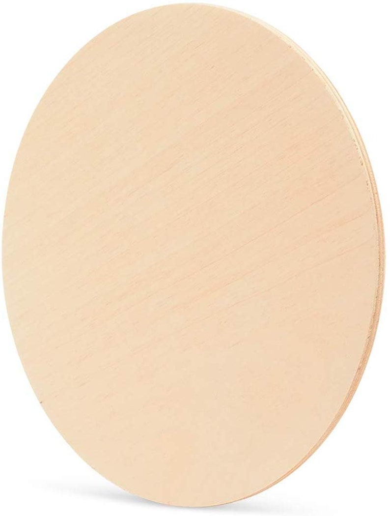 11 Wooden Circle Plaques 1/4 Thick Unfinished Etsy
