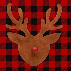 Corte de reno de madera Uso como ornamento de animal de reno | Etsy