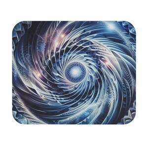 Mouse Pad (Rectangle) Swirling and Illuminating Abstract Design 8