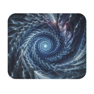 Mouse Pad (Rectangle) Swirling and Illuminating Abstract Design 1