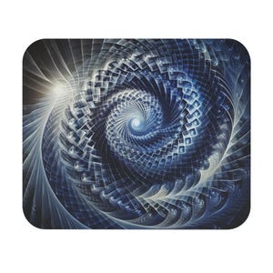 Mouse Pad (Rectangle) Swirling and Illuminating Abstract Design 5