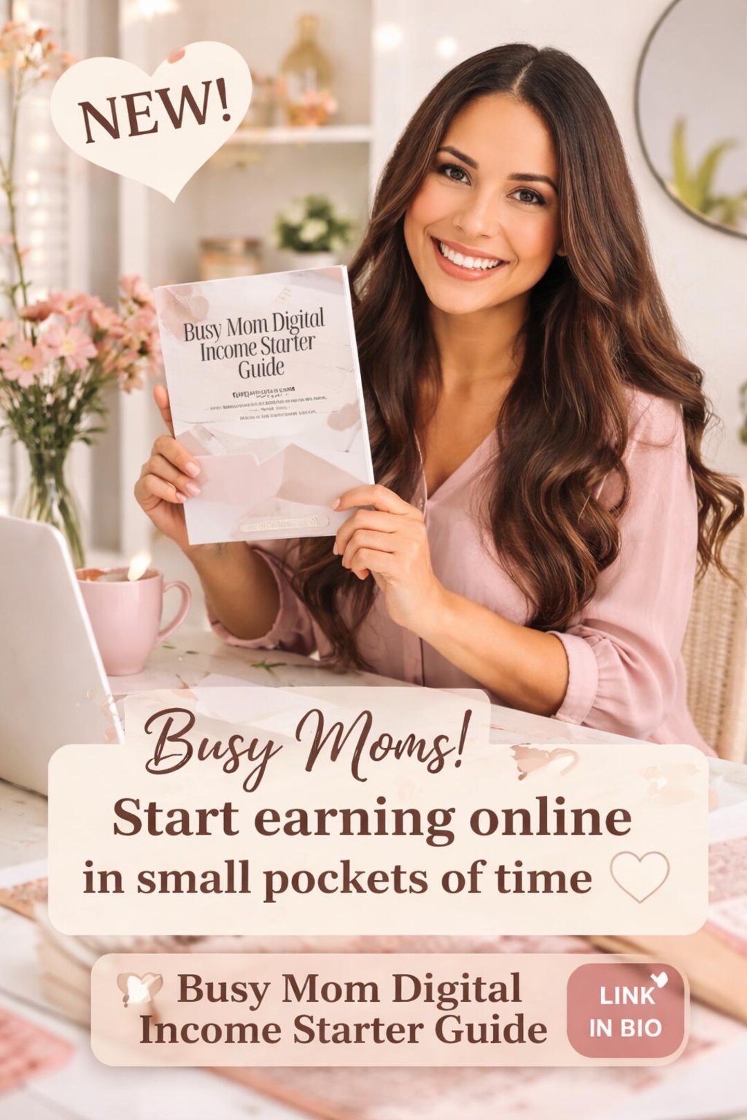Busy Mom Digital Income Starter Guide | Work From Home Passive (digital ...
