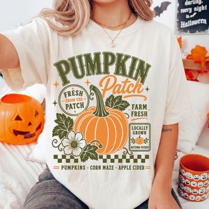 Retro Pumpkin Patch SVG and PNG featuring a vintage distressed farm fresh pumpkin design for fall shirts, autumn decor, Cricut crafts, sublimation projects and Thanksgiving DIY creations.