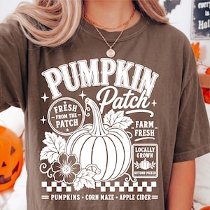 Retro Pumpkin Patch SVG PNG featuring a vintage distressed Farm Fresh Pumpkin design for Cricut, Silhouette and sublimation projects. Autumn pumpkin patch graphic perfect for fall shirt designs, Thanksgiving crafts, farmhouse decor, seasonal DIY projects, stickers, mugs, tote bags, signs and printable decorations. Vintage autumn cut file instant download with retro pumpkin illustration for crafters, small business owners and handmade fall creations.